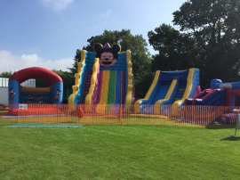 Inflatable slides